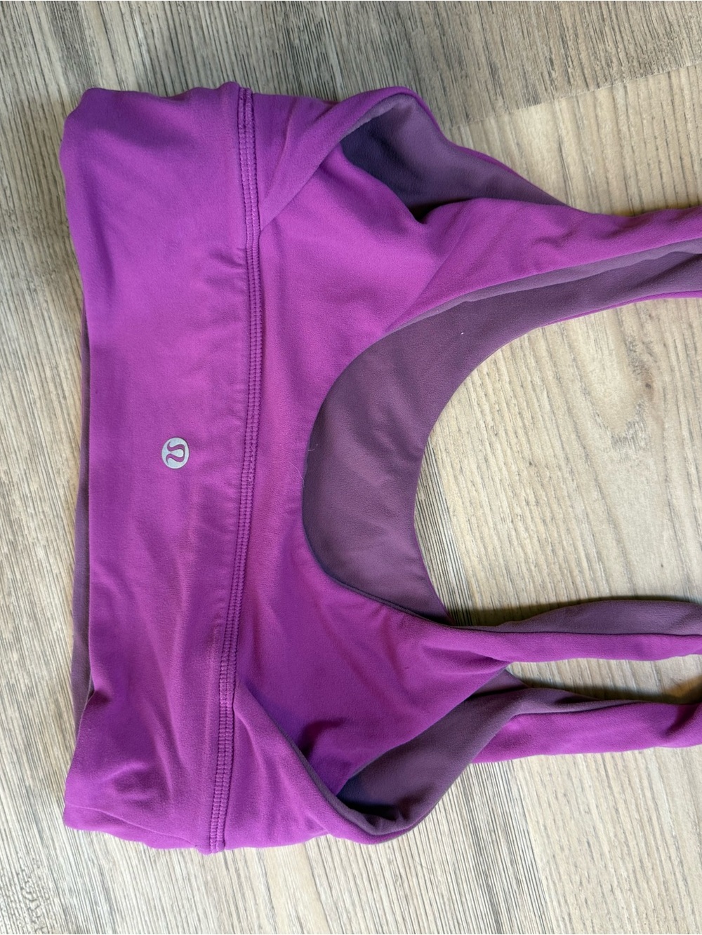 lululemon athletica magenta/pink racerback sports bra